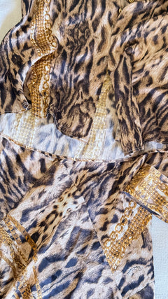 Roberto Cavalli Cheetah Silk Set