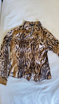 Roberto Cavalli Cheetah Silk Set