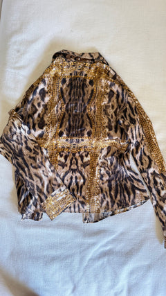 Roberto Cavalli Cheetah Silk Set