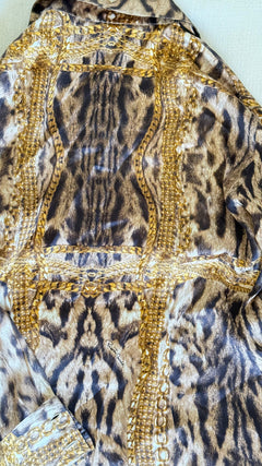 Roberto Cavalli Cheetah Silk Set