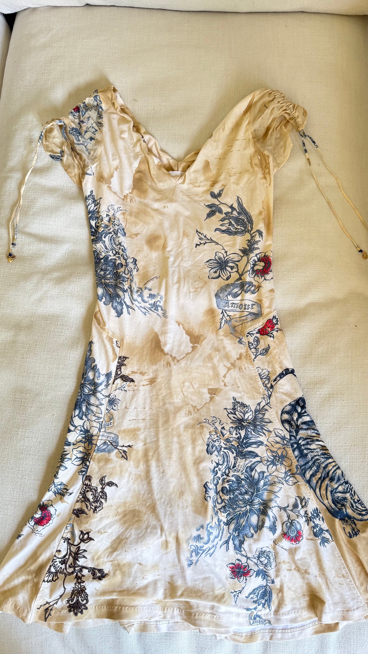 SS 2003 Roberto Cavalli Tattoo Dress
