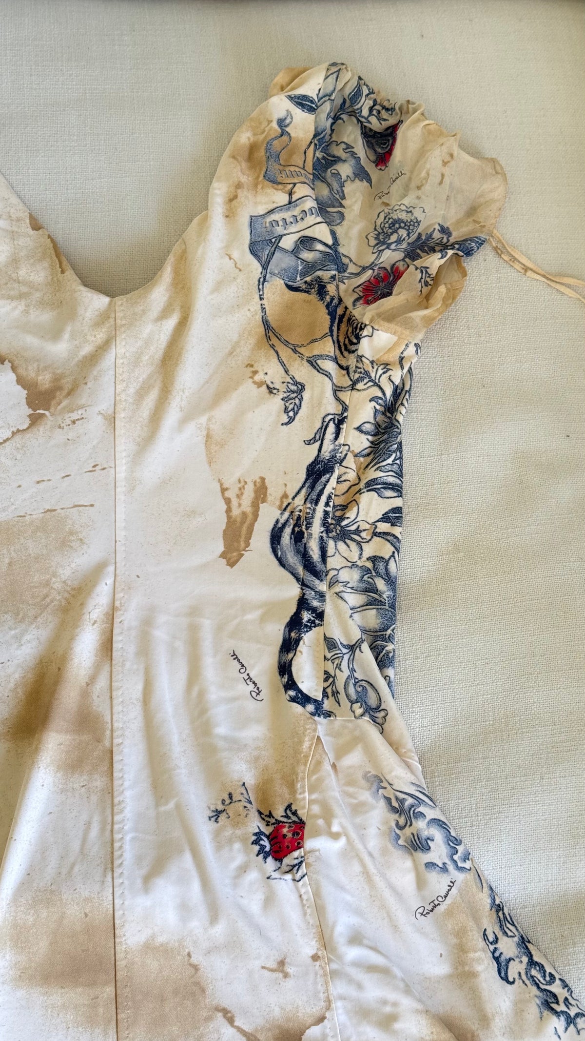 SS 2003 Roberto Cavalli Tattoo Dress