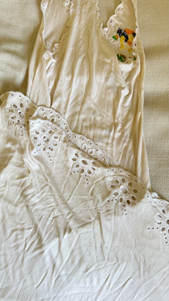 Class Roberto Cavalli Hand-Embroidered Botanical Maxi Dress