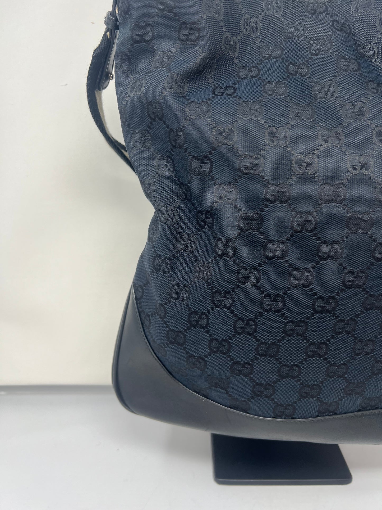 Gucci Black Bamboo Hobo with strap