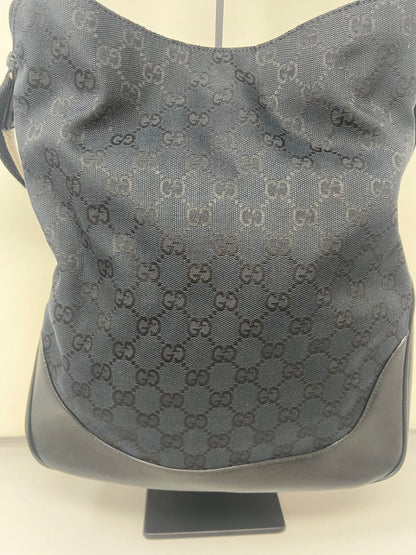 Gucci Black Bamboo Hobo with strap