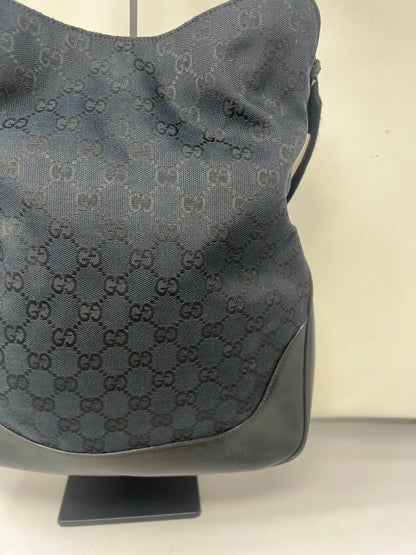 Gucci Black Bamboo Hobo with strap