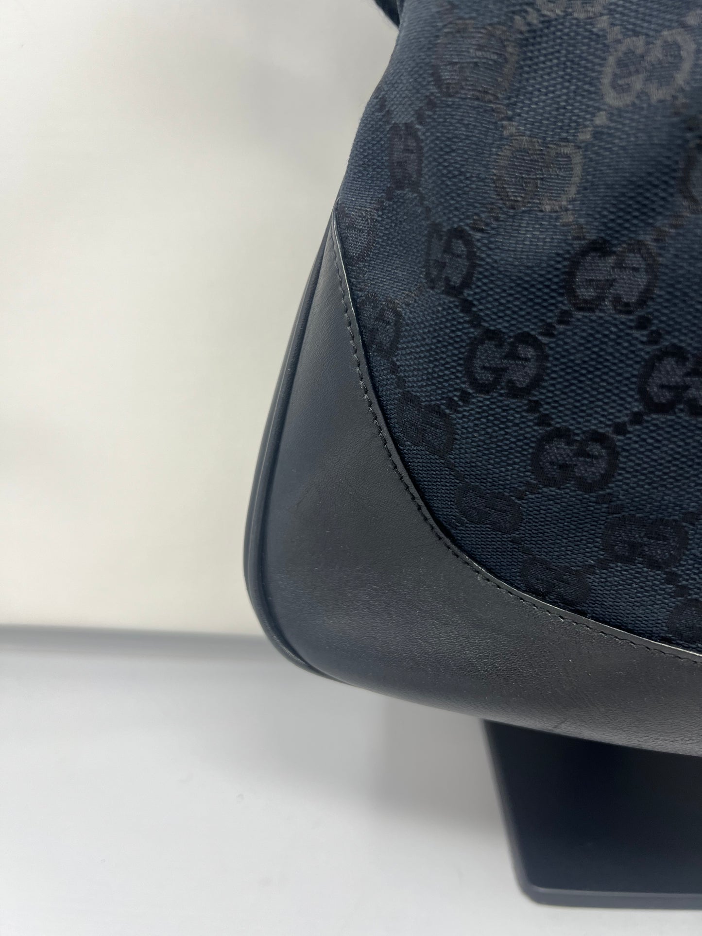 Gucci Black Bamboo Hobo with strap
