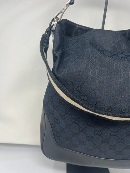 Gucci Black Bamboo Hobo with strap