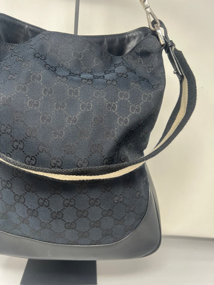Gucci Black Bamboo Hobo with strap