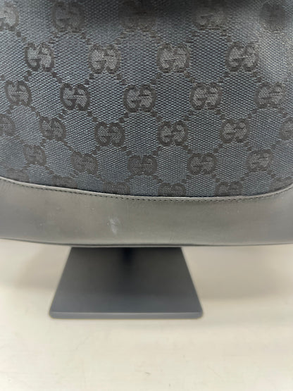 Gucci Black Bamboo Hobo with strap