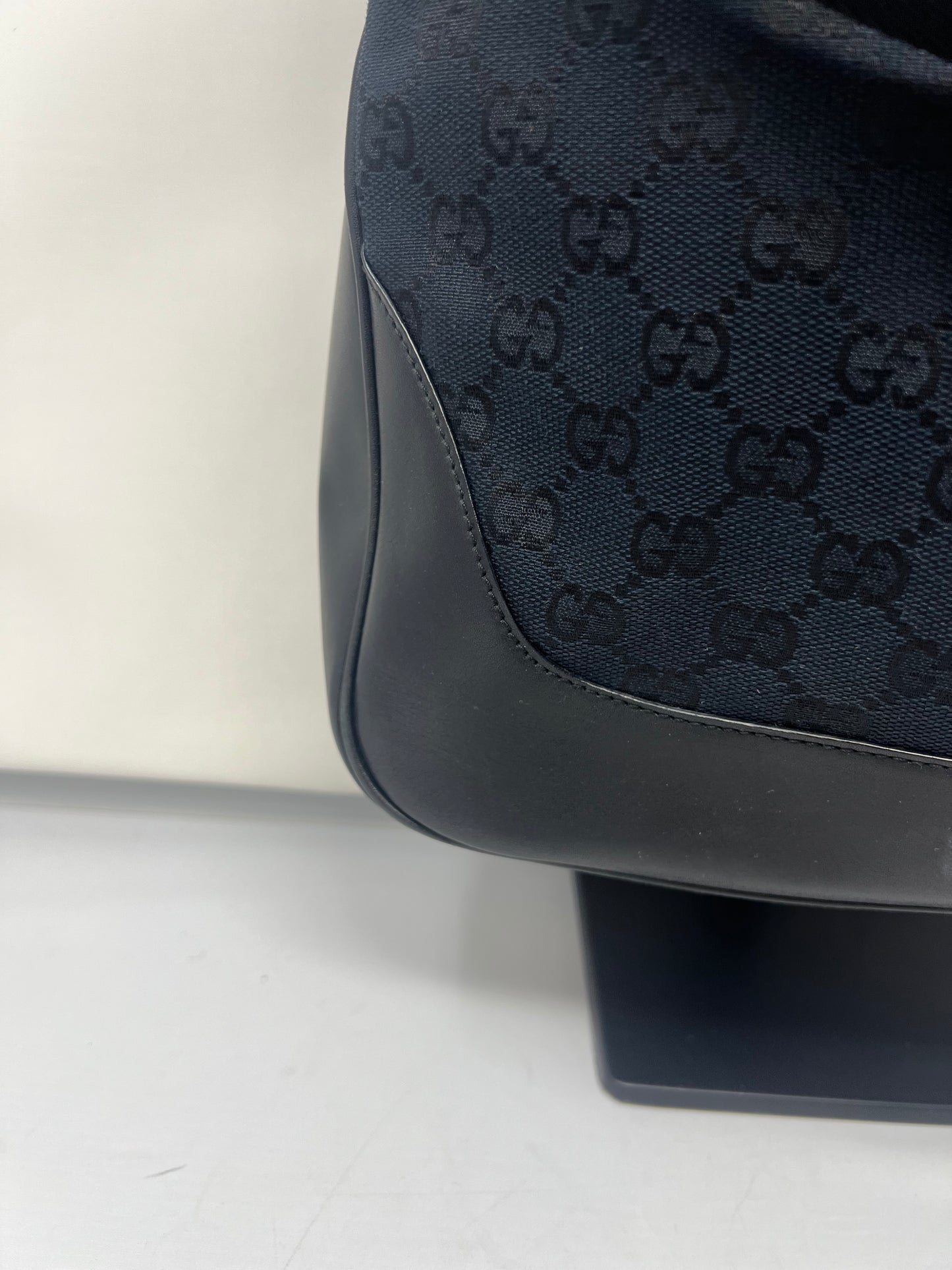Gucci Black Bamboo Hobo with strap
