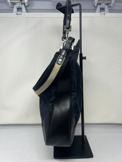 Gucci Black Bamboo Hobo with strap