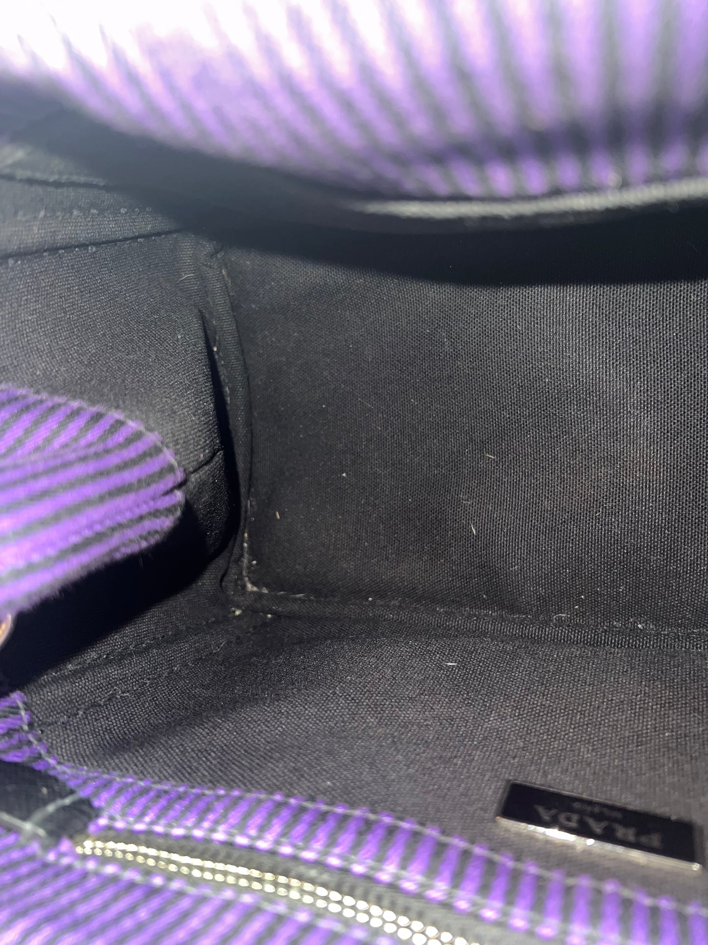 Prada Canapoy Tote with strap