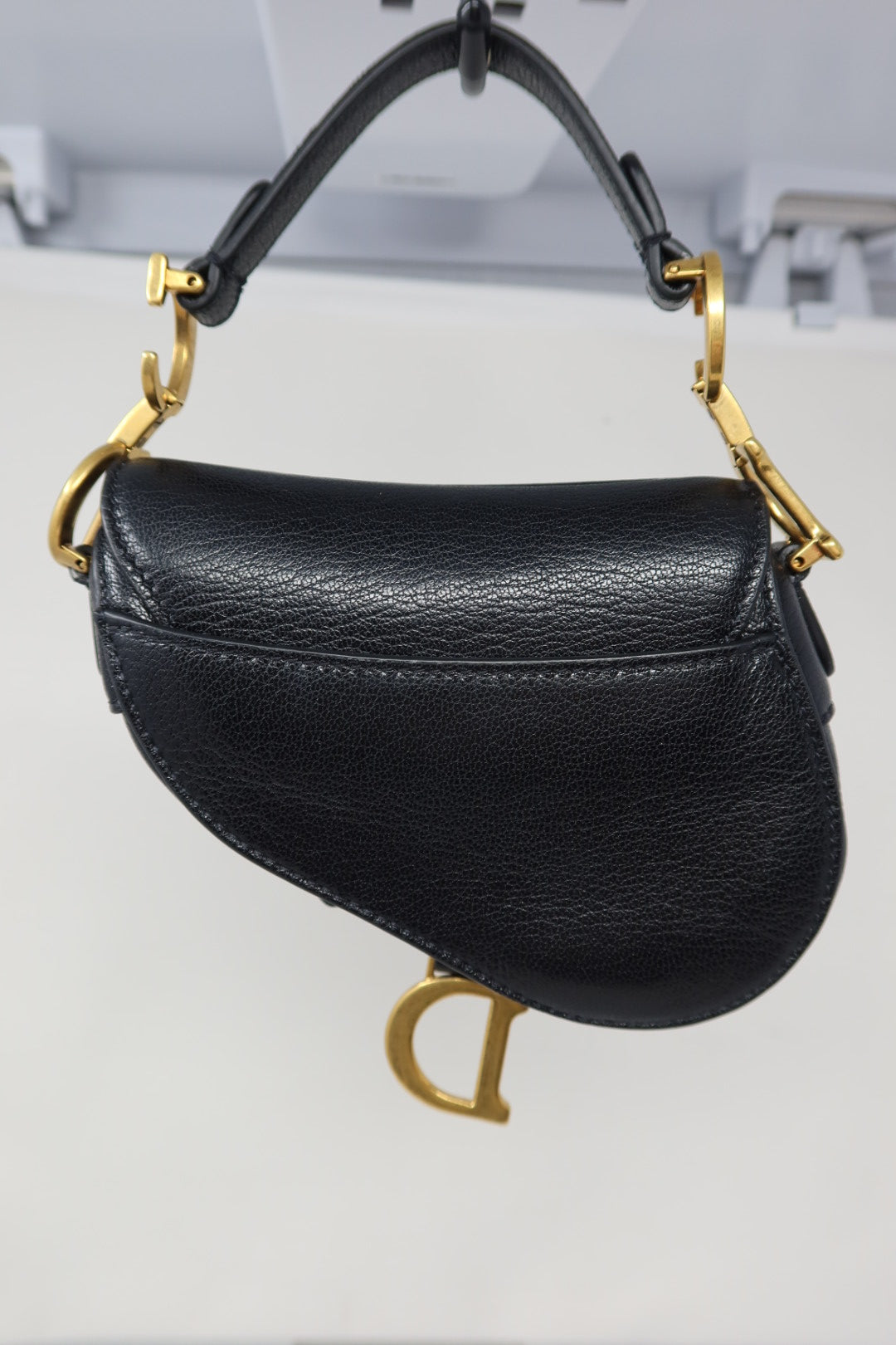 Christian Dior Mini Saddle Black