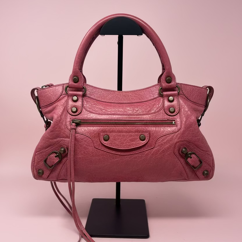 Balenciaga Small City Red with Strap