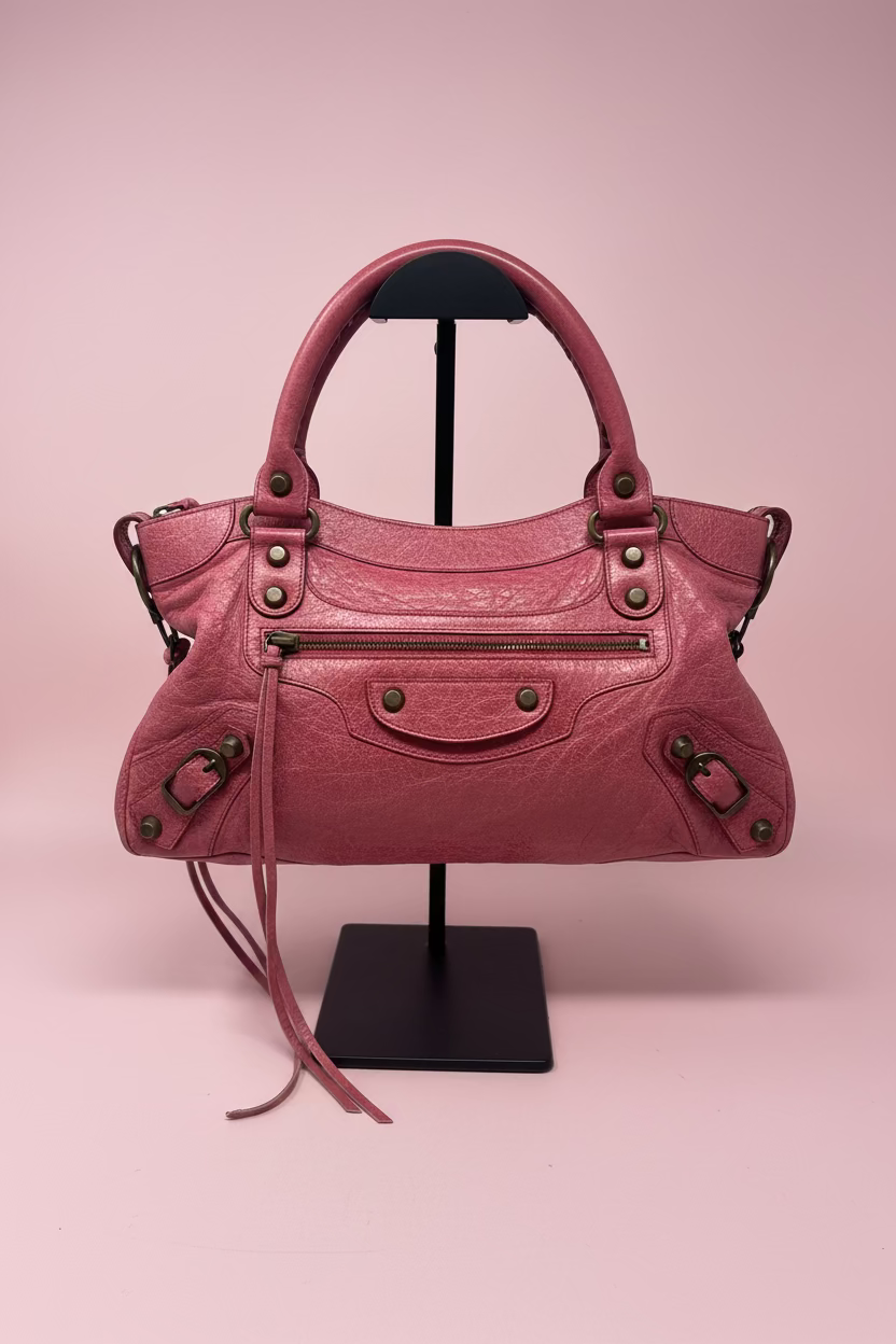 Balenciaga Small City Red with Strap