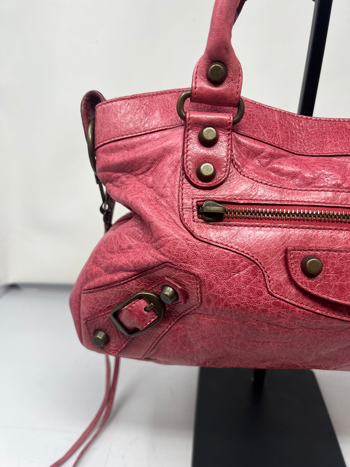 Balenciaga Small City Red with Strap