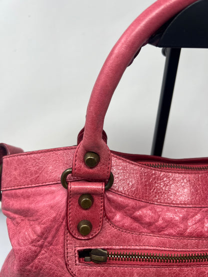 Balenciaga Small City Red with Strap
