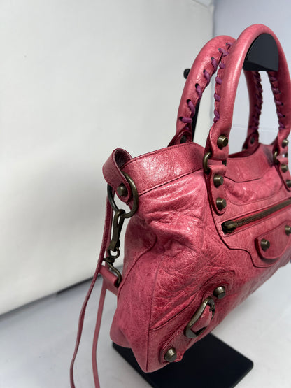 Balenciaga Small City Red with Strap