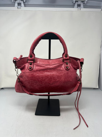 Balenciaga Small City Red with Strap