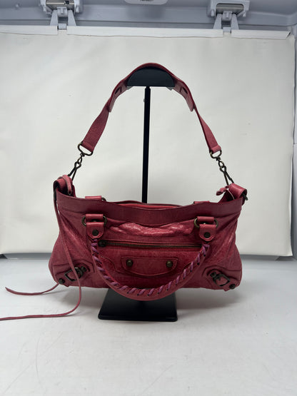 Balenciaga Small City Red with Strap