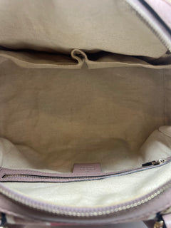 Gucci Vintage Web Boston Bag GG Canvas Medium with strap