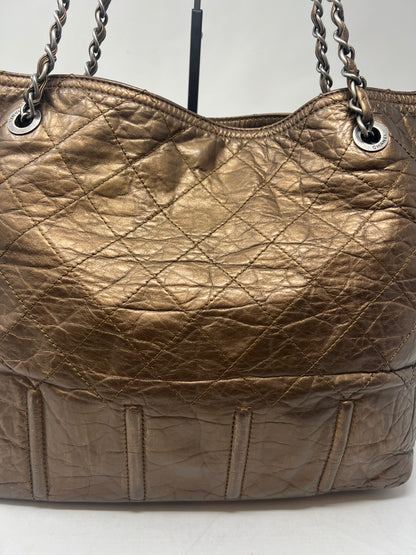 Chanel Metallic Aged Calfskin Large Shopping in Moscow Tote