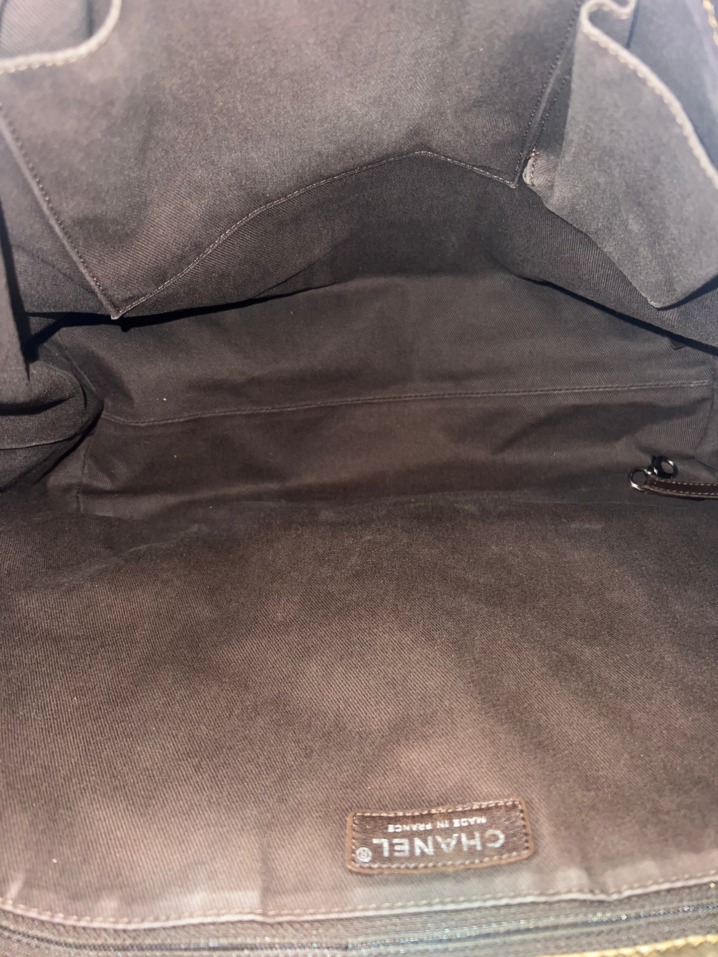 Chanel Metallic Aged Calfskin Large Shopping in Moscow Tote