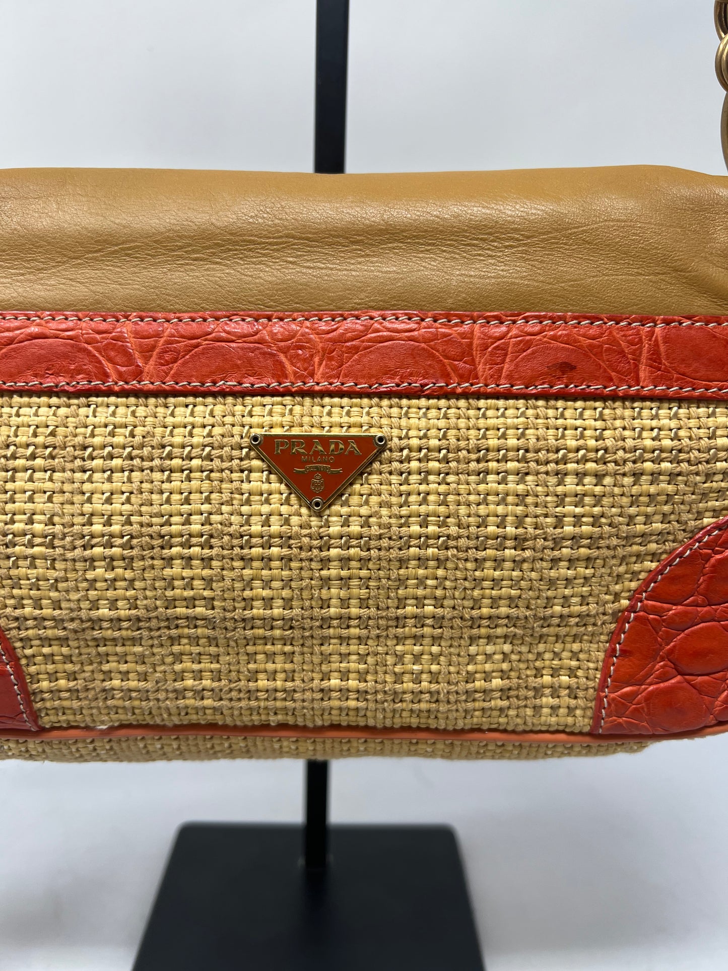 Prada Raffia Pochette