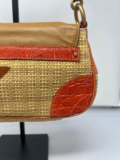 Prada Raffia Pochette