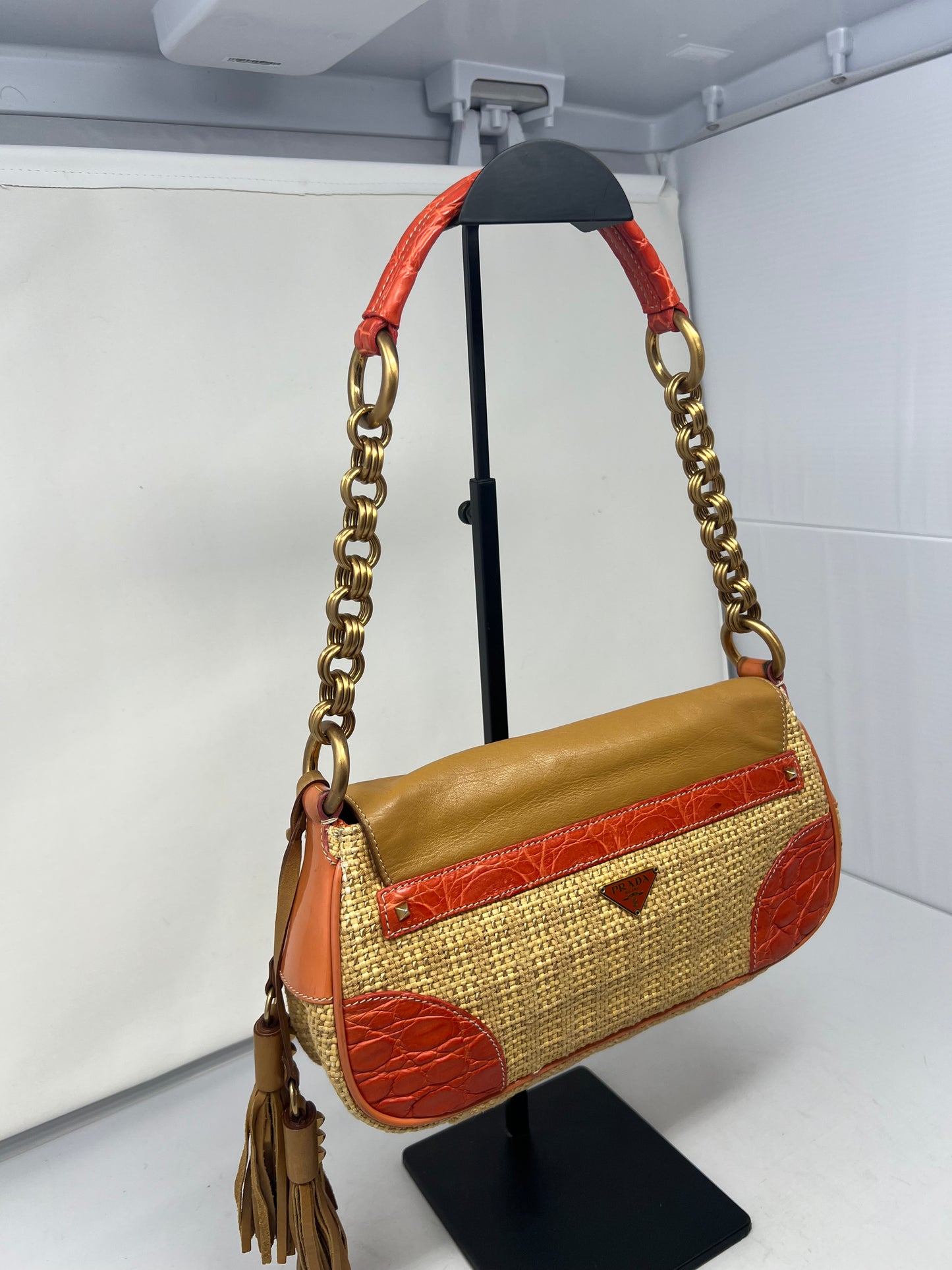 Prada Raffia Pochette