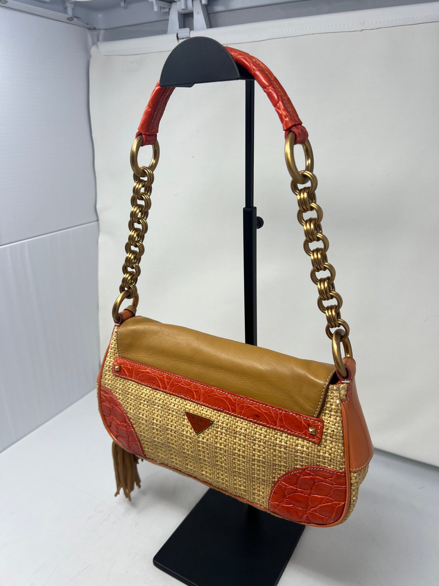 Prada Raffia Pochette