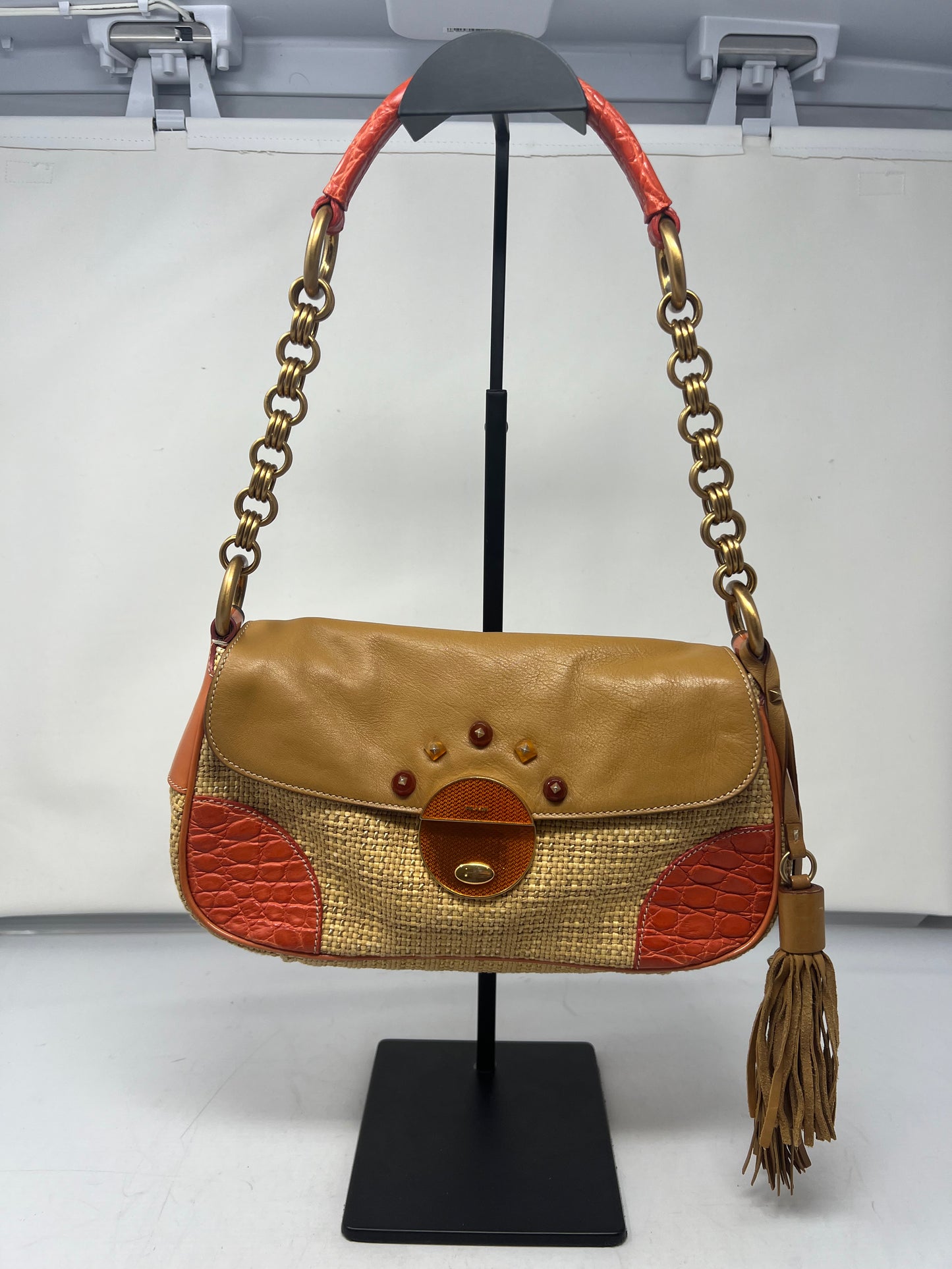 Prada Raffia Pochette