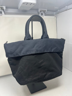 Prada Navy Blue Tessuto Reversible Tote