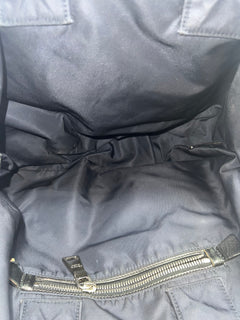 Prada Navy Blue Tessuto Reversible Tote