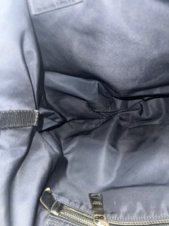 Prada Navy Blue Tessuto Reversible Tote