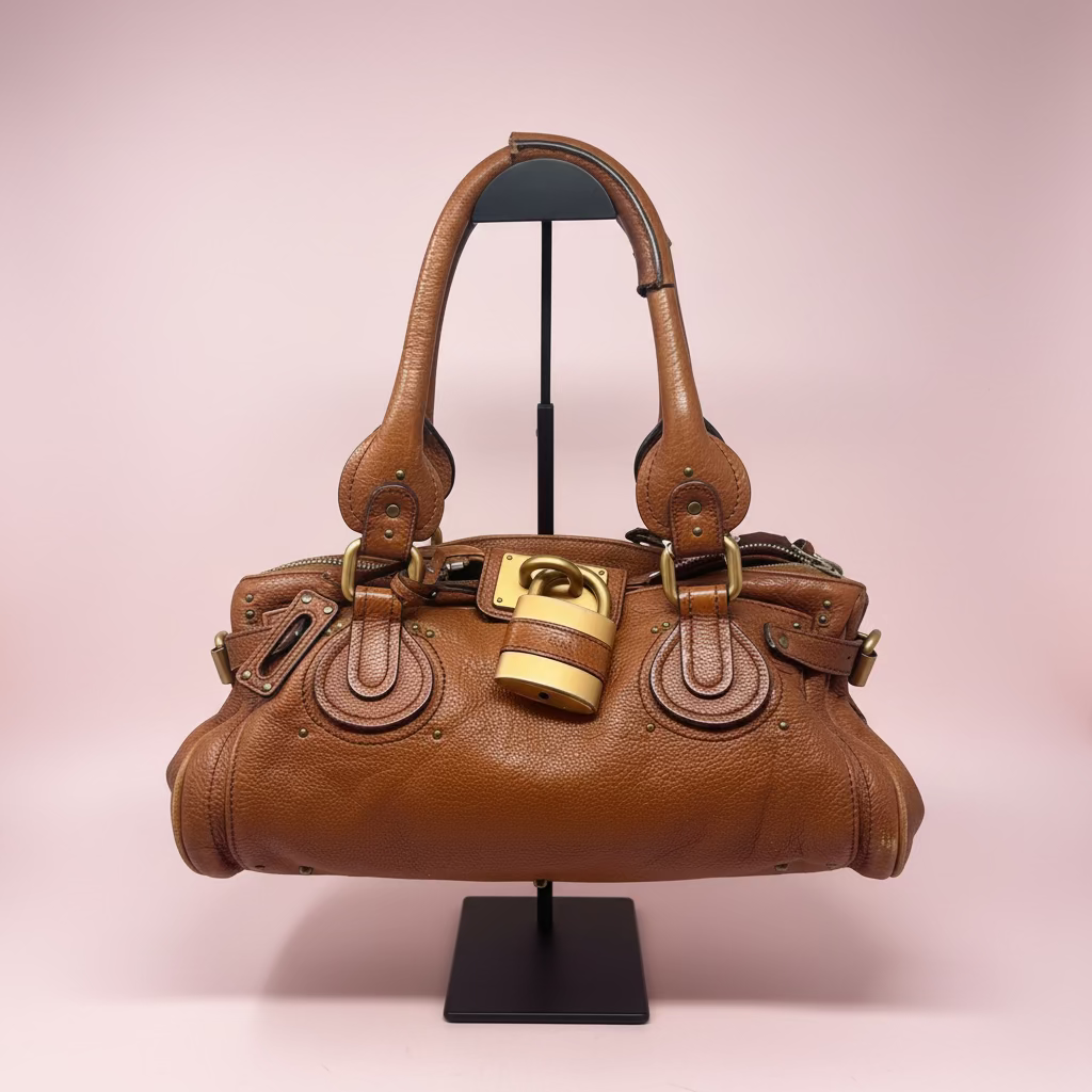 Chloé Brown Leather Large Paddington
