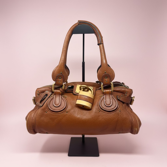 Chloé Brown Leather Large Paddington