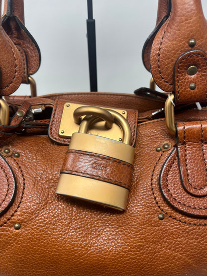 Chloé Brown Leather Large Paddington