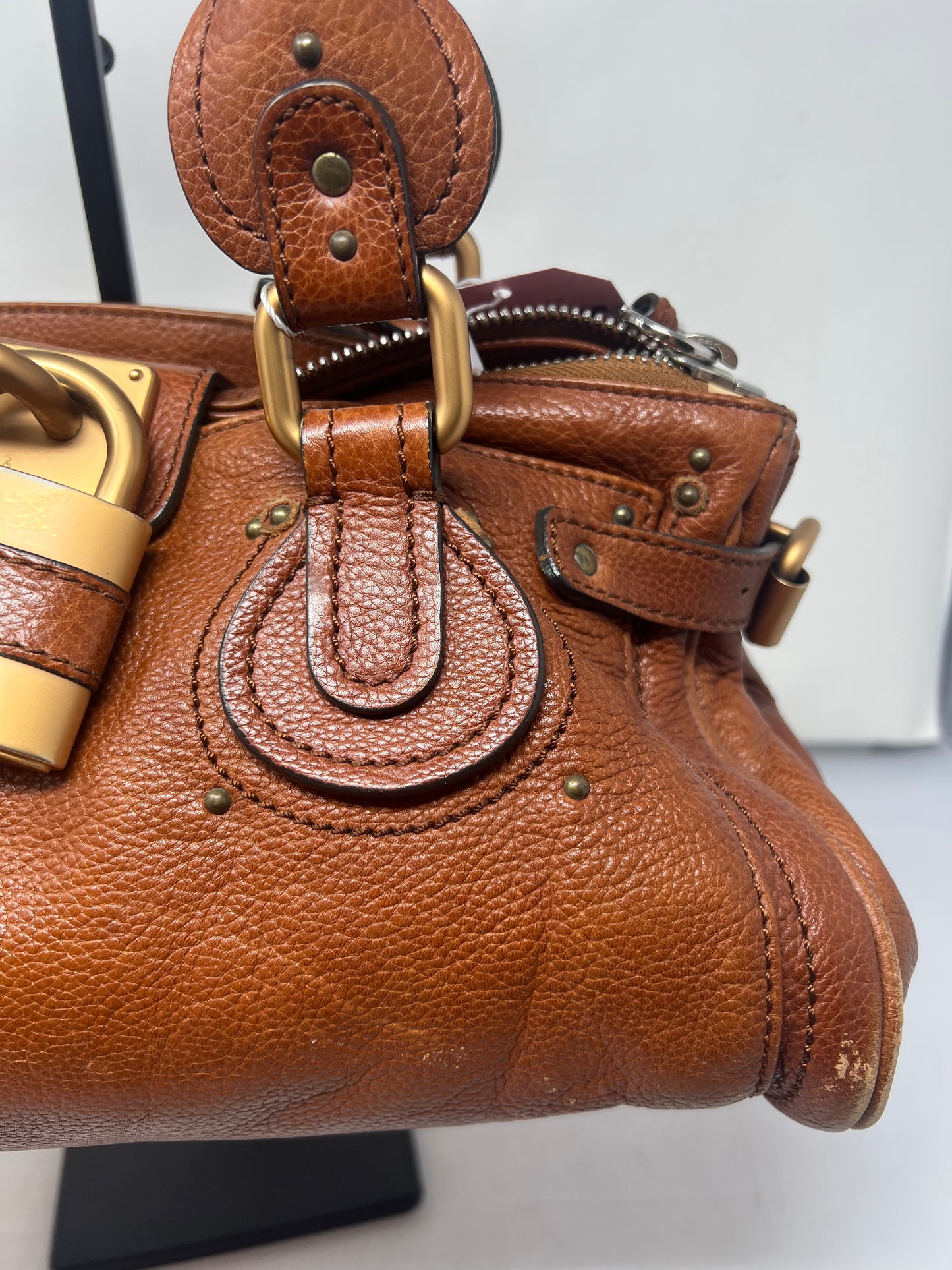 Chloé Brown Leather Large Paddington