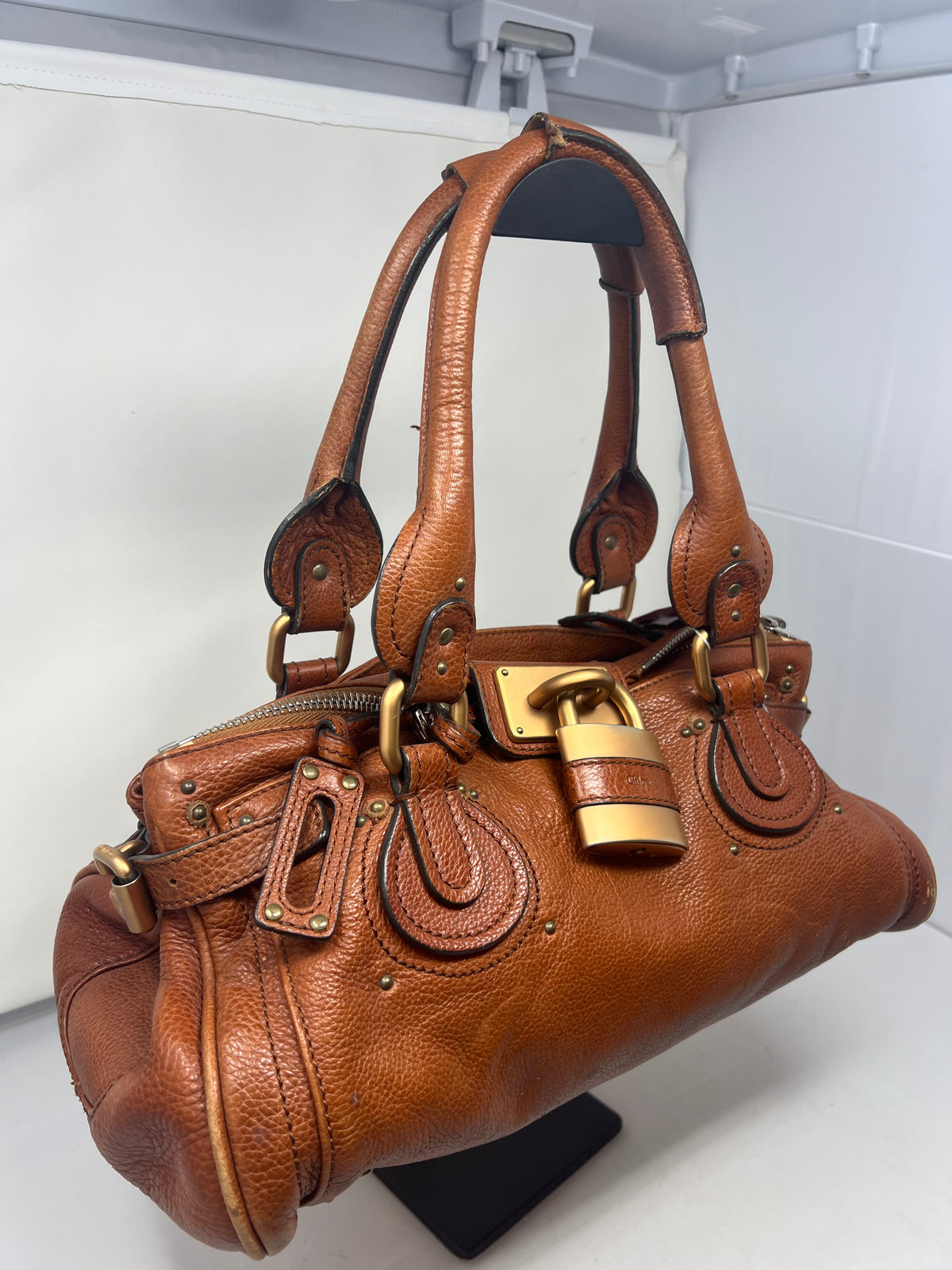 Chloé Brown Leather Large Paddington