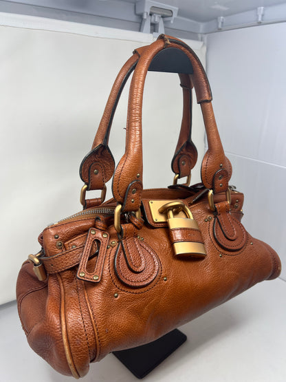 Chloé Brown Leather Large Paddington