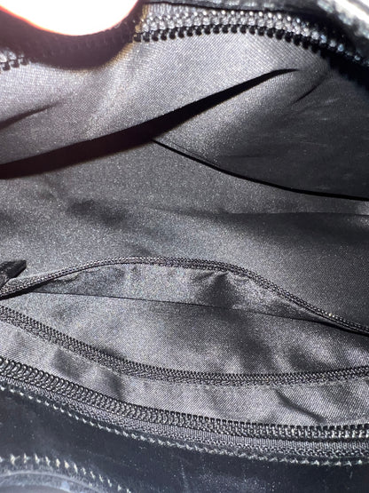Gucci Metal handle suede hobo bag