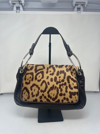 Valentino Cheetah Ponyhair Shoulder Bag