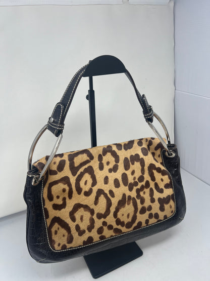 Valentino Cheetah Ponyhair Shoulder Bag