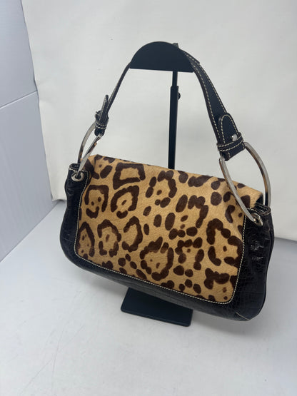 Valentino Cheetah Ponyhair Shoulder Bag