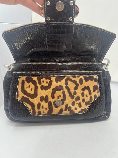 Valentino Cheetah Ponyhair Shoulder Bag