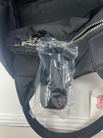Prada Triangle Logo Plaid Nylon Leather (comes with strap)