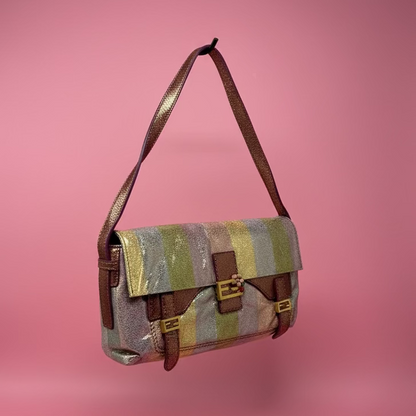 Fendi Baguette Multicolour Suede (comes with original duster)