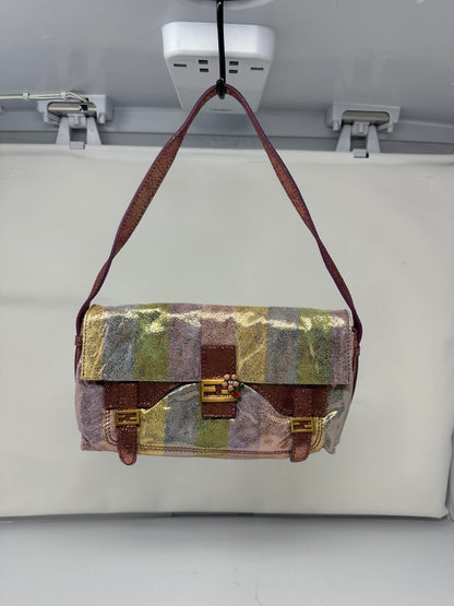 Fendi Baguette Multicolour Suede (comes with original duster)